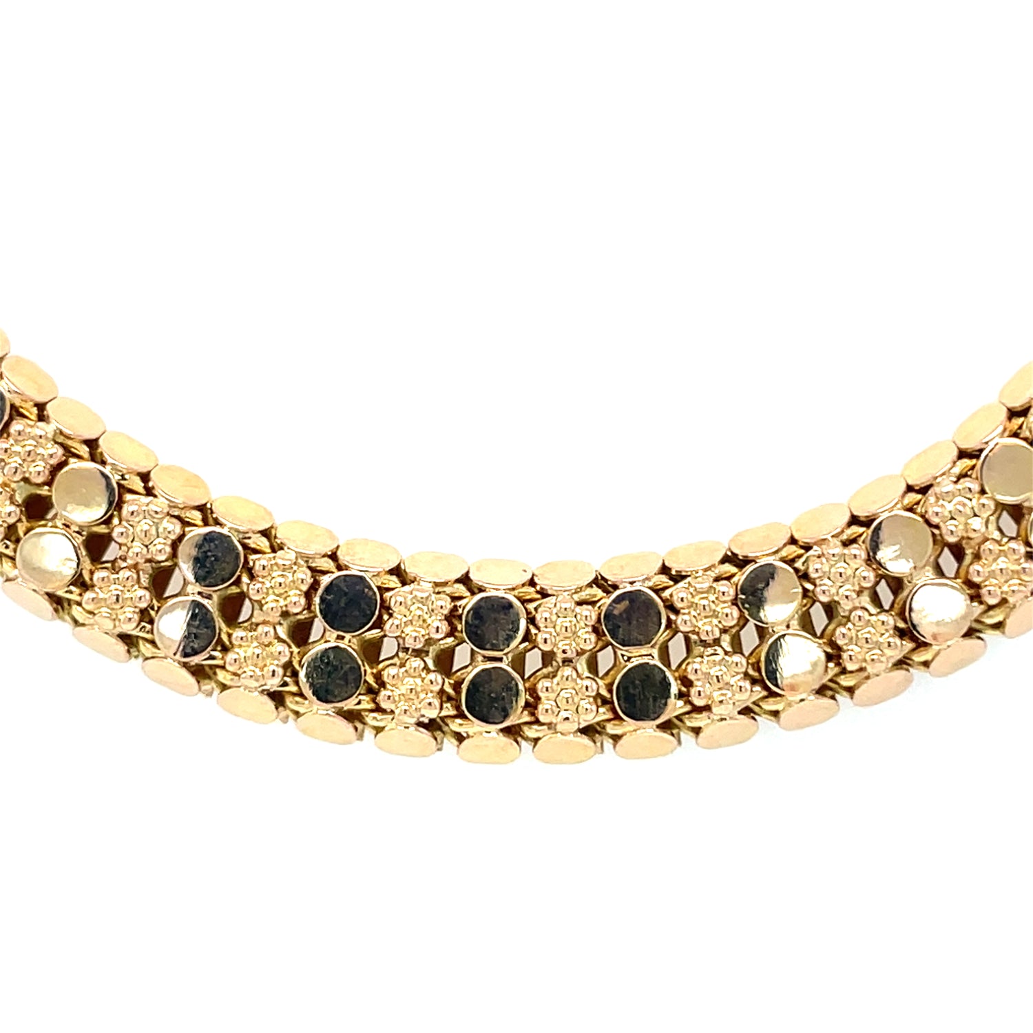 "Enigma" 18K Yellow Gold Estate Necklace