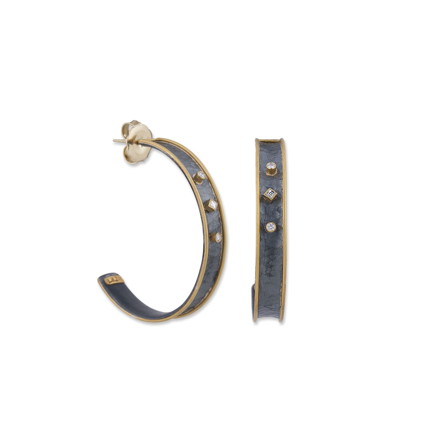 "Inversion" Diamond Earrings