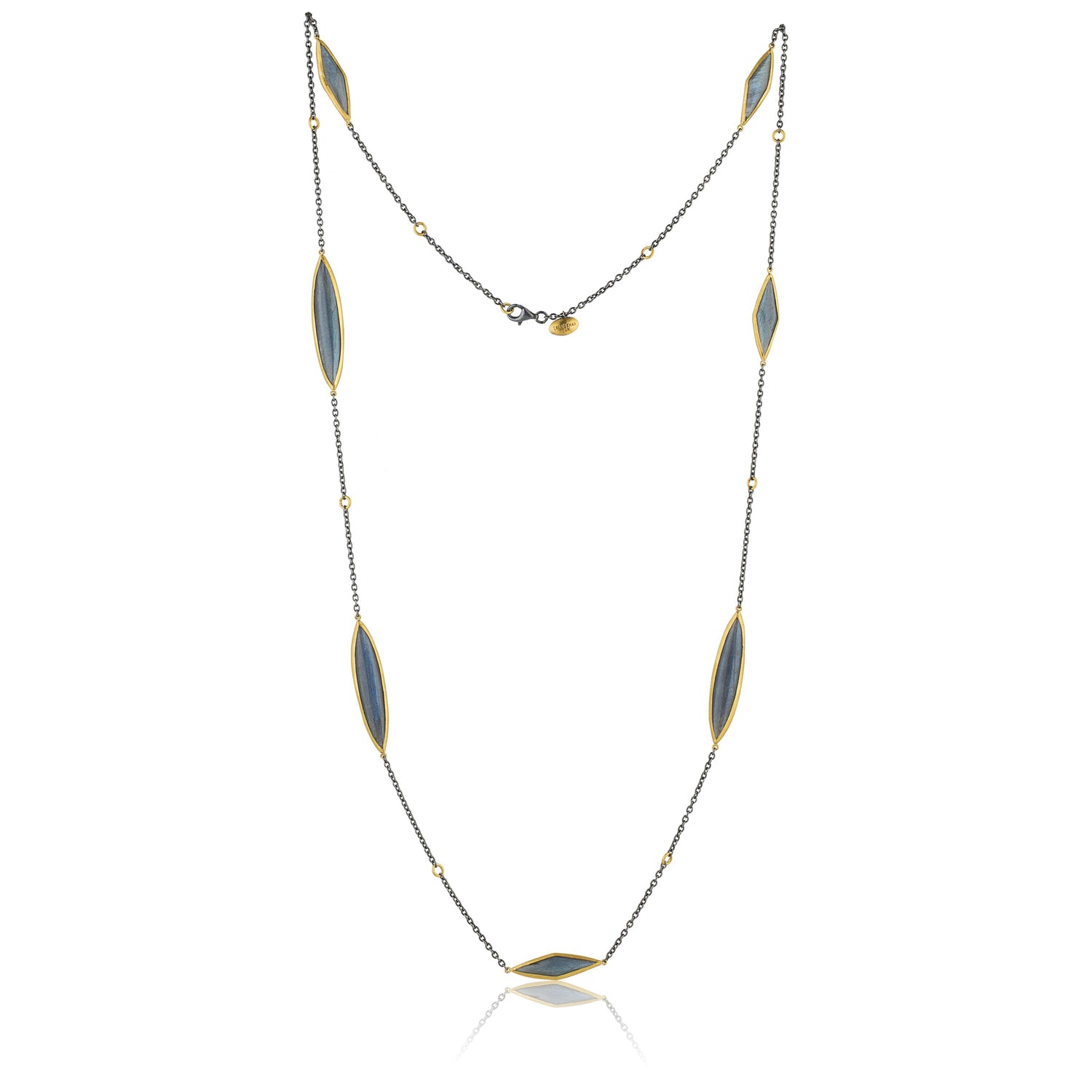 "Kara" Marquise Labradorite Necklace