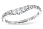 Allison Kaufman Graduated Diamond Band Enhancer in 14K White Gold, 0.33 ctw