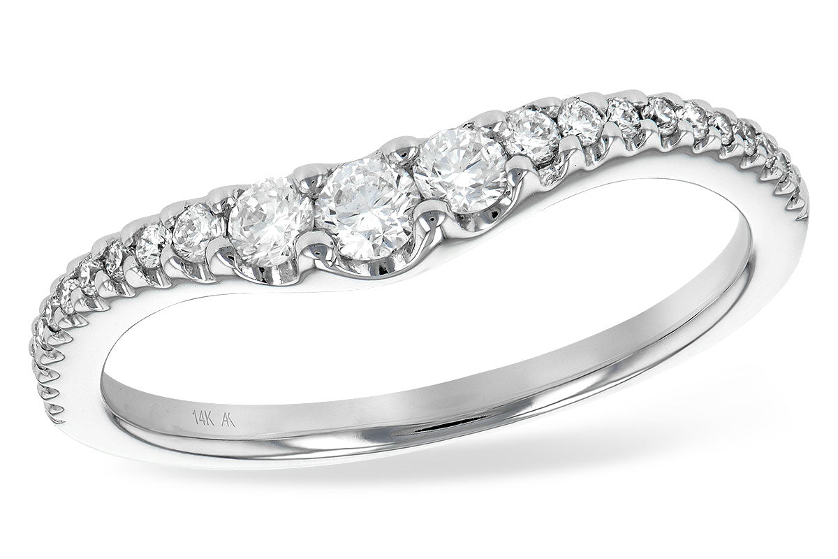 Allison Kaufman Graduated Diamond Band Enhancer in 14K White Gold, 0.33 ctw