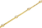 Allison Kaufman Oval Diamond Bar Link Bracelet in 14K Yellow Gold, 1.30 ctw, alternate view