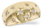 Allison Kaufman Scattered Star Diamond Band in 14K Yellow Gold, 0.18 ctw