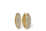 Allison Kaufman Diamond Huggie Hoop Earrings in 14K Yellow Gold, 0.50 ctw