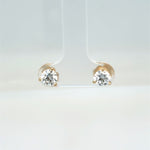 Jenny O Couture Lab-Grown Diamond Martini Stud Earrings in 14K Yellow Gold, 1.07 ctw