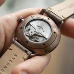 Sternglas "Naos XL Automatic" Watch in Bronze-Tone Steel, Alabaster Dial