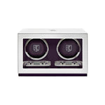 WOLF Silver Double Watch Winder