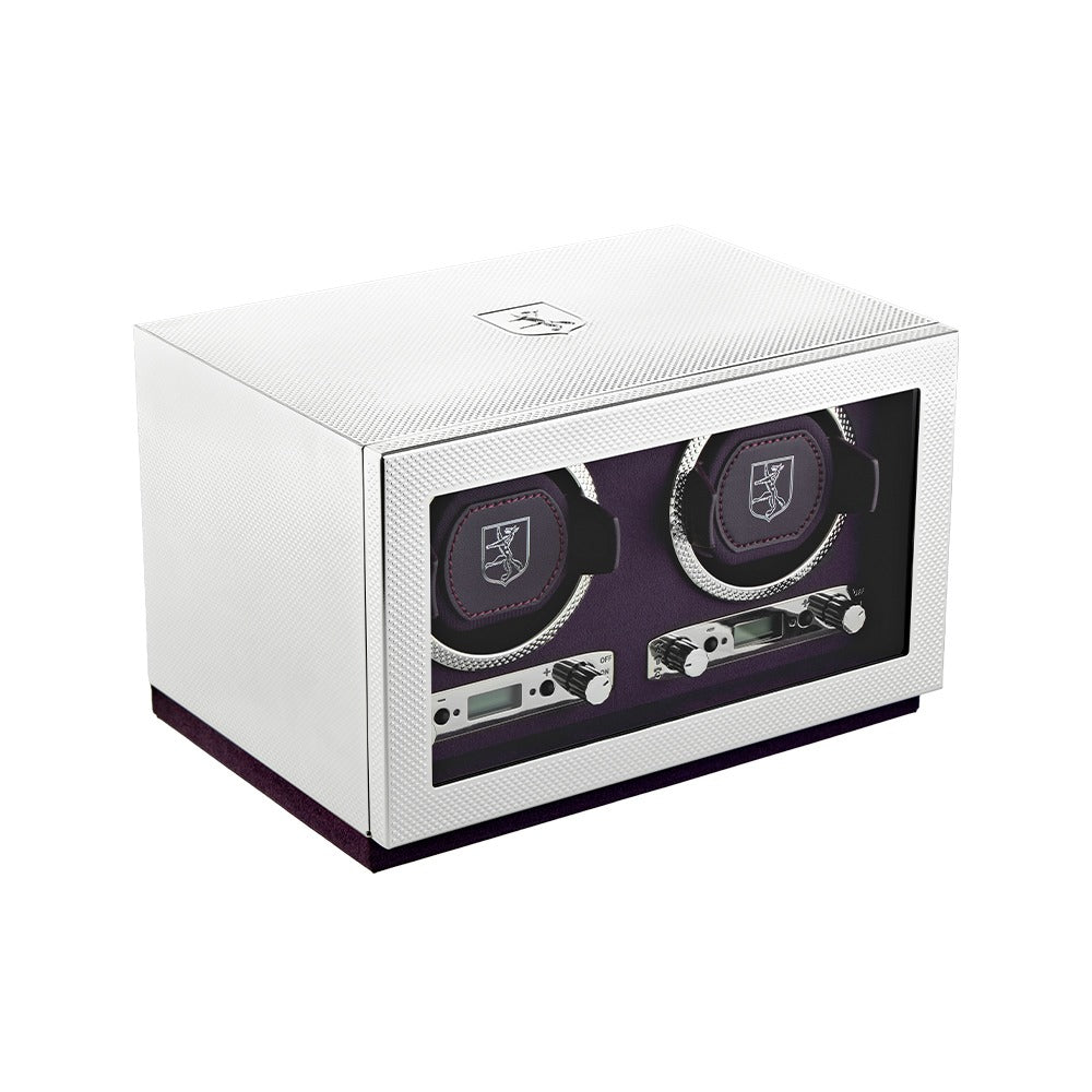 WOLF Silver Double Watch Winder - view 2