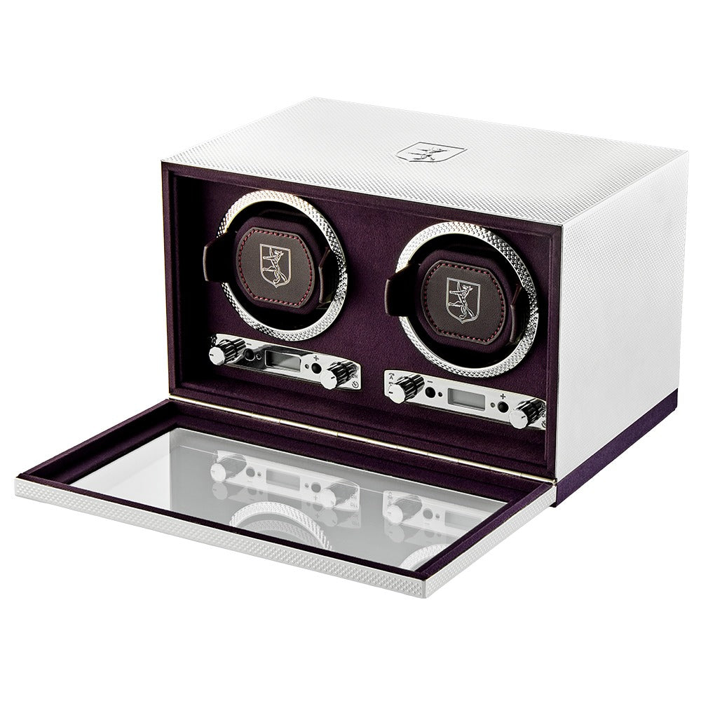 WOLF Silver Double Watch Winder - view 3