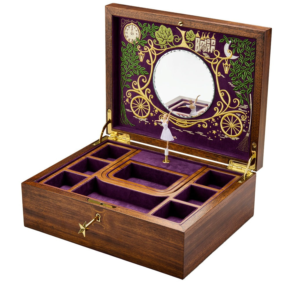 WOLF Ballet Musical Jewelry Box