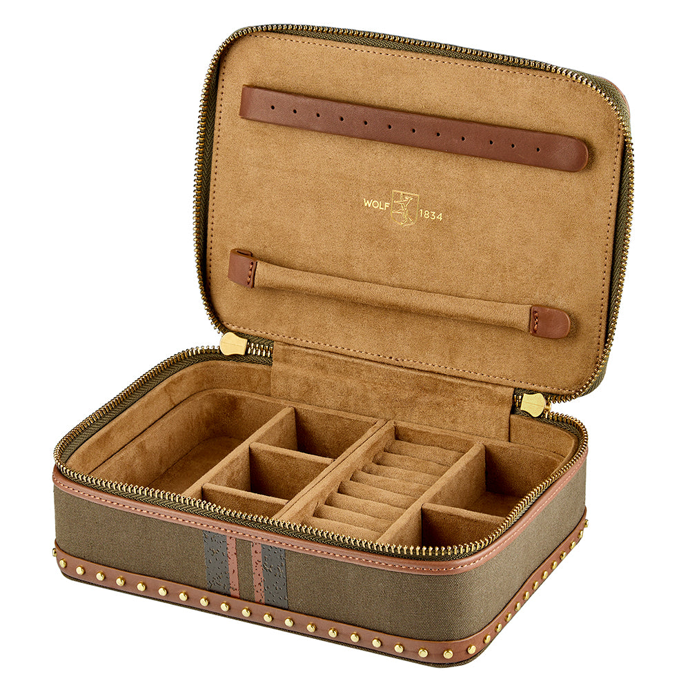 WOLF Ida Travel Zip Jewelry Case - view 3