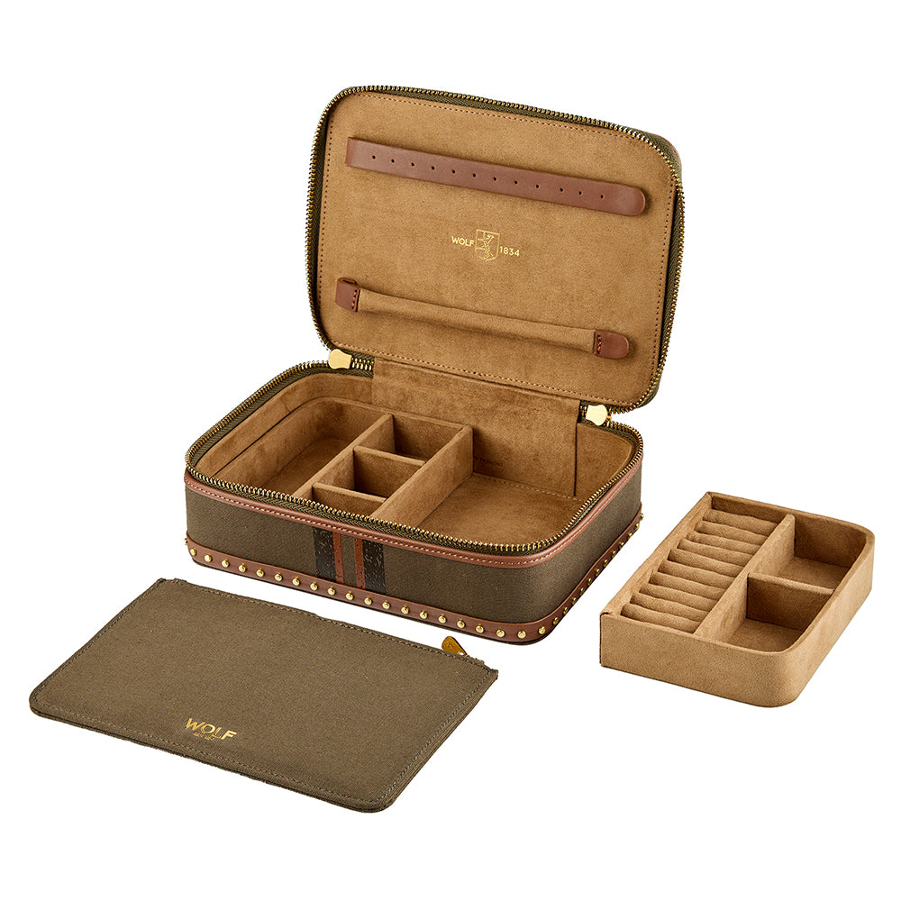 WOLF Ida Travel Zip Jewelry Case - view 4