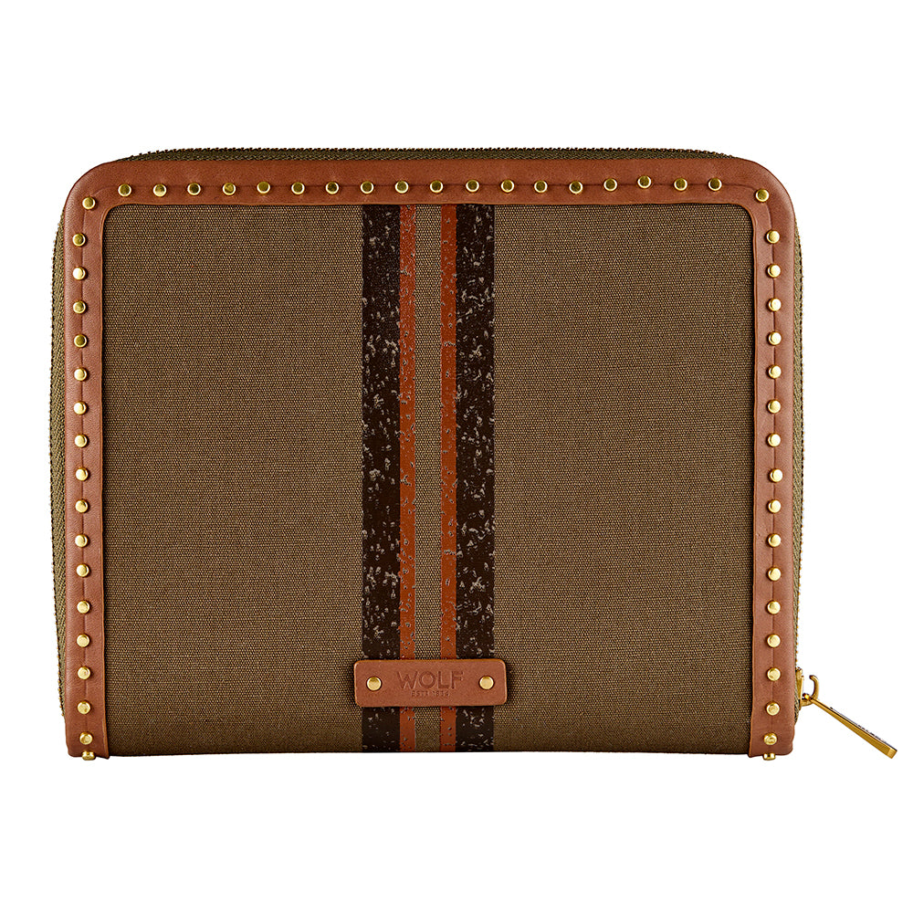 WOLF Ida Travel Zip Jewelry Portfolio