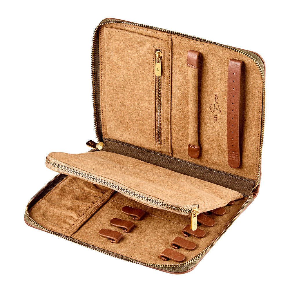 WOLF Ida Travel Zip Jewelry Portfolio - view 3