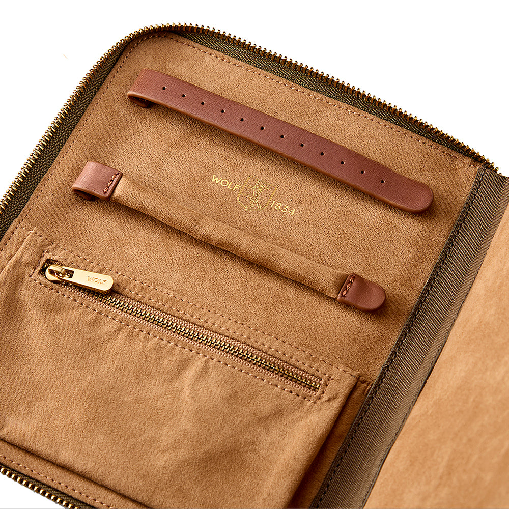 WOLF Ida Travel Zip Jewelry Portfolio - view 4