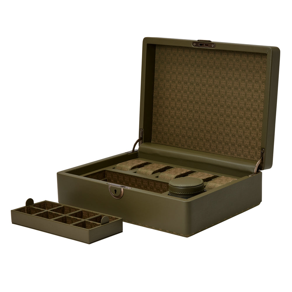 WOLF Earth 5 Piece Watch Box with Storage - view 12