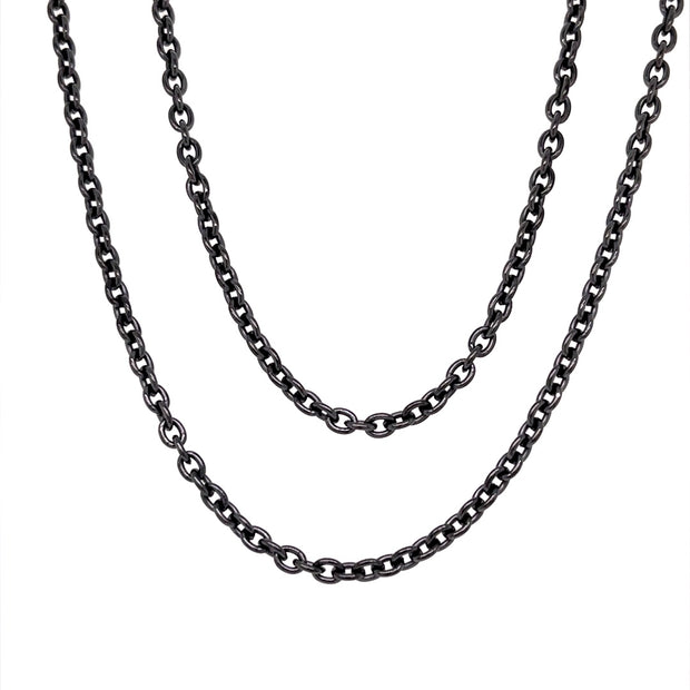 30" Black Stainless Chain