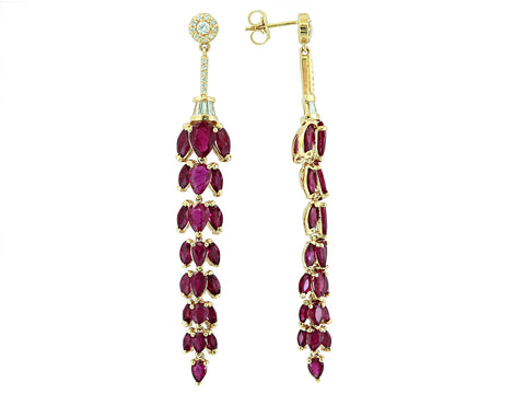 Colored Stone Earring
