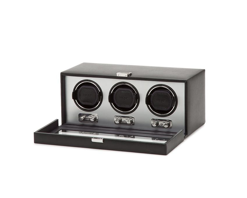 WOLF Heritage Belgrave Triple Watch Winder - view 6