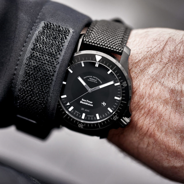 MUHLE-GLASHUTTE SEA-TIMER BLACKMOTION