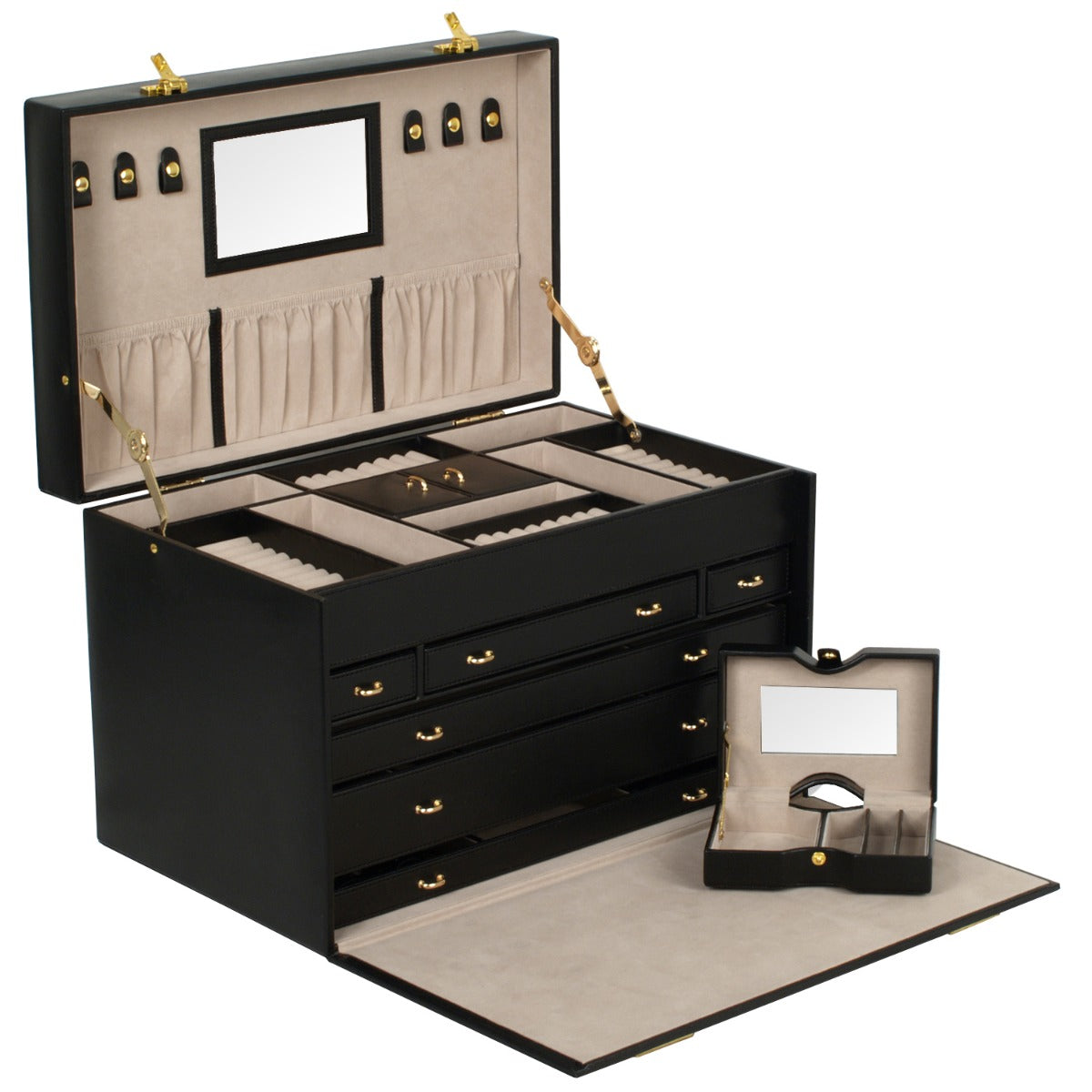 WOLF Heritage Belgrave Jewelry Armoire - view 3