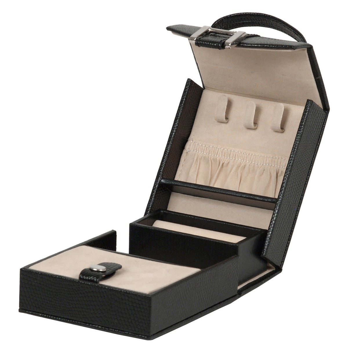 WOLF Heritage Belgrave Fold-Out Jewelry Box - view 3
