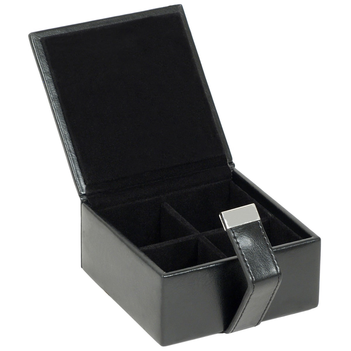 WOLF Heritage Belgrave 4 Piece Cufflink Box - view 2
