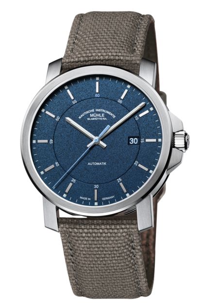Mühle-Glashütte "29er Casual" Automatic in SS, Navy Blue Dial