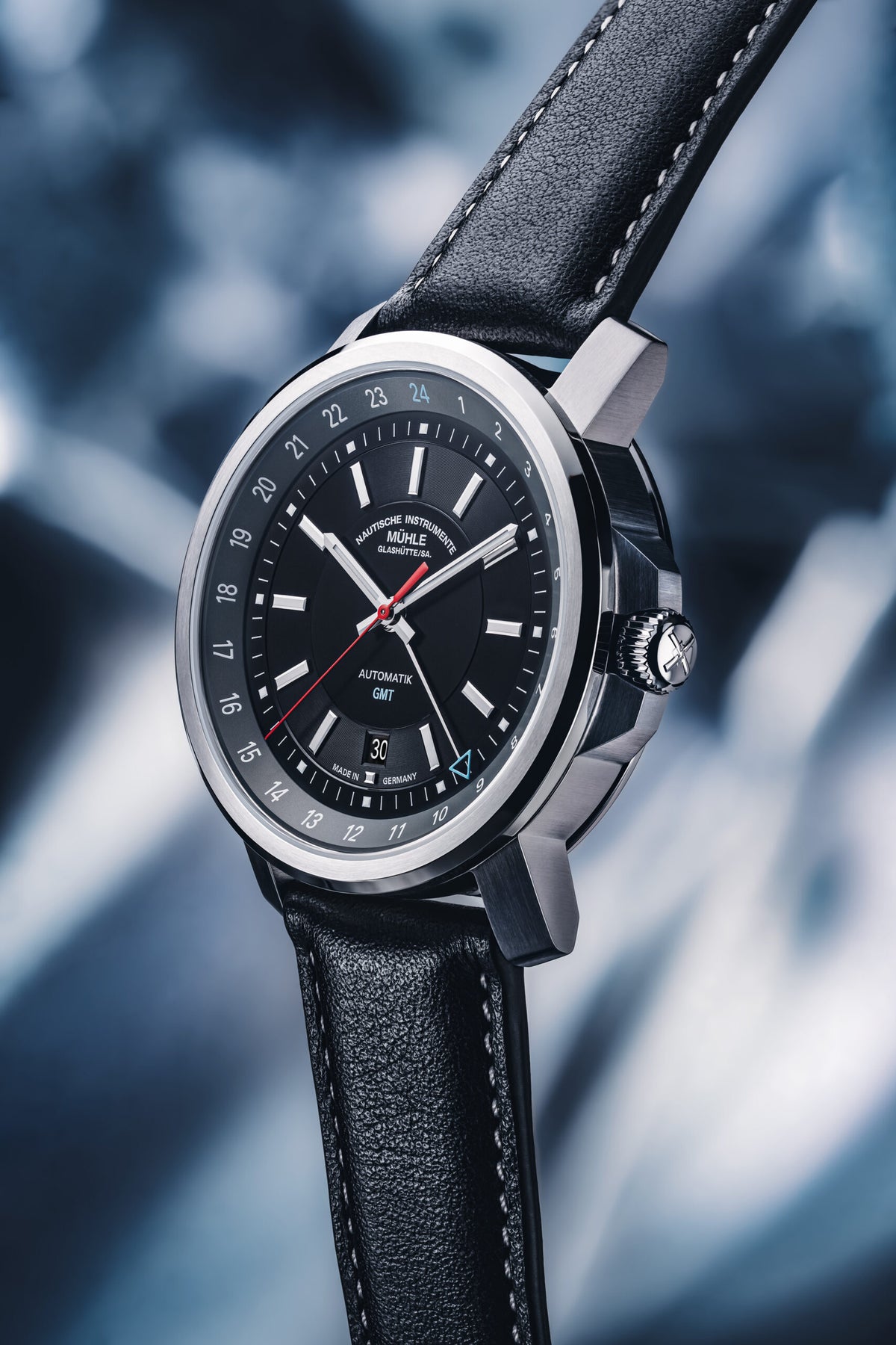 Mühle-Glashütte "29er Big GMT" Automatic in SS, Second Time Zone