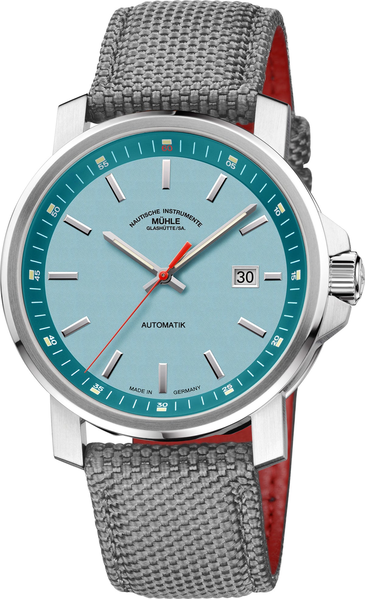 Mühle-Glashütte "29er Big" Automatic in SS, South Sea Blue Dial