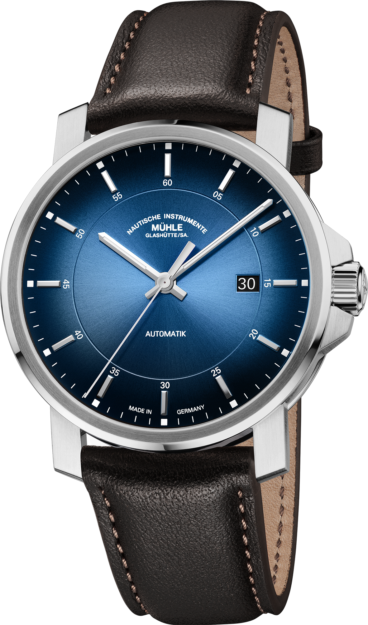 Mühle-Glashütte "29er Casual" Automatic in SS, Coastal Blue Dial