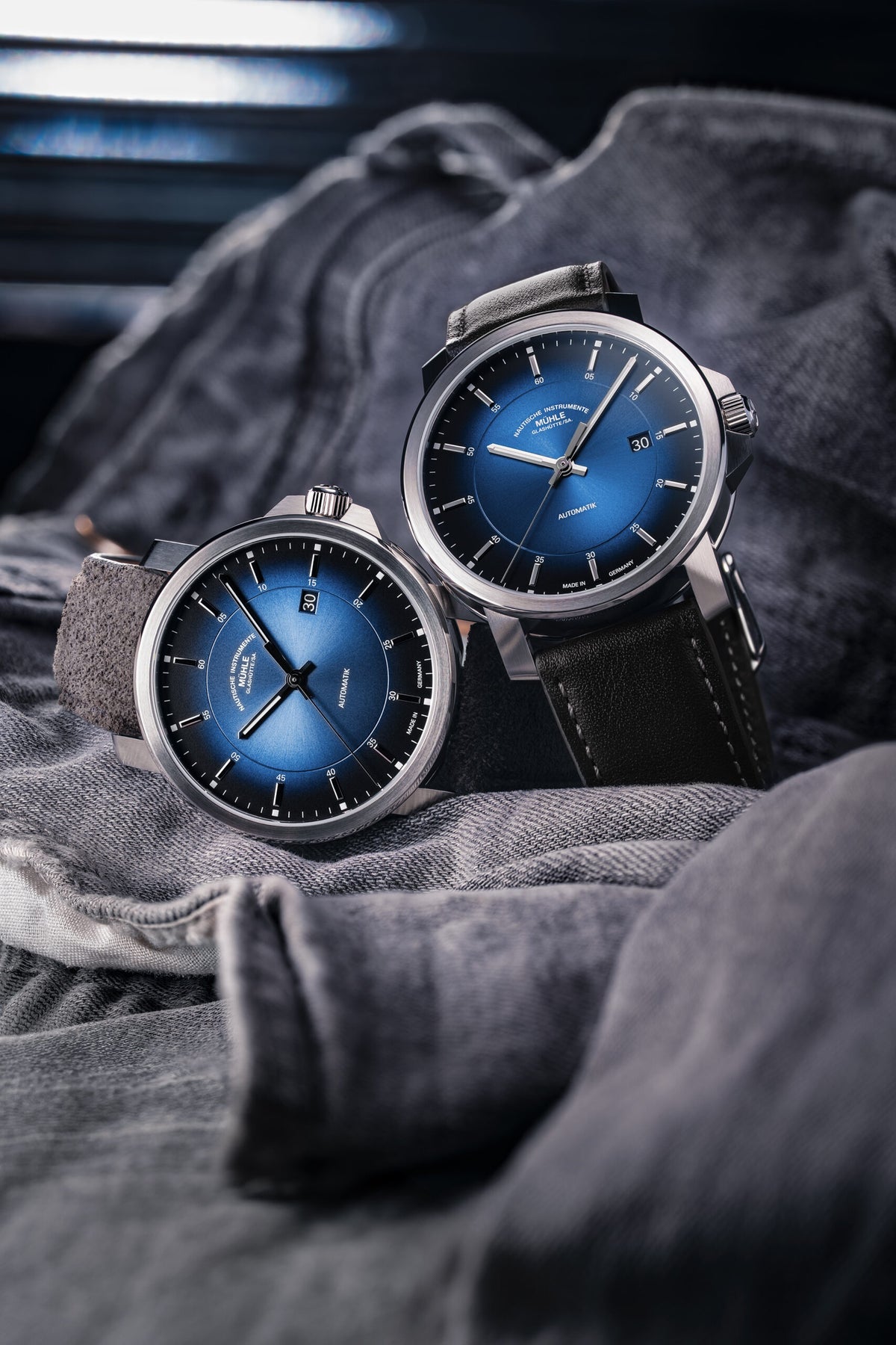 Mühle-Glashütte "29er Casual" Automatic in SS, Coastal Blue Dial