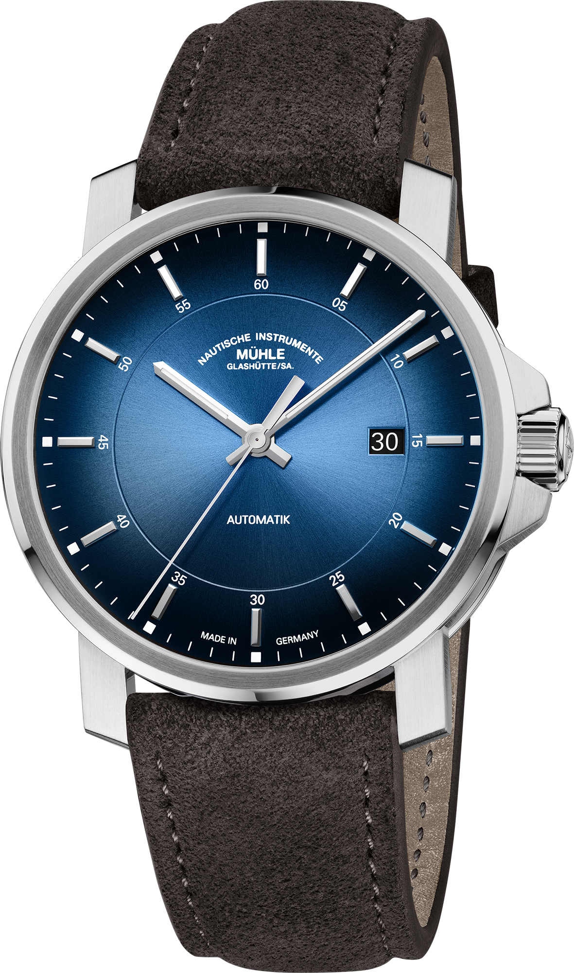 Mühle-Glashütte "29er Casual" Automatic in SS, Coastal Blue Dial