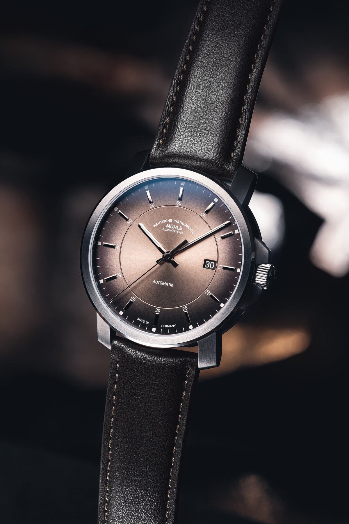 Mühle-Glashütte "29er Casual" Automatic in SS, Velvety Brown Dial