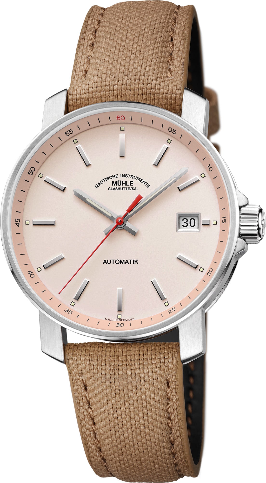 Mühle-Glashütte "29er" Automatic in SS, Apricot Dial
