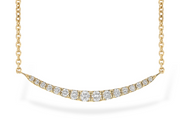 14 Karat White Gold Diamond Necklace