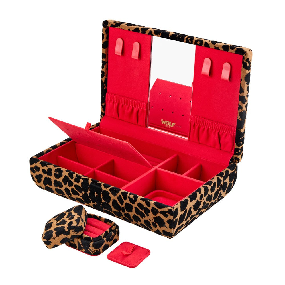 WOLF Savanna Leopard Print Medium Jewelry Box - view 2