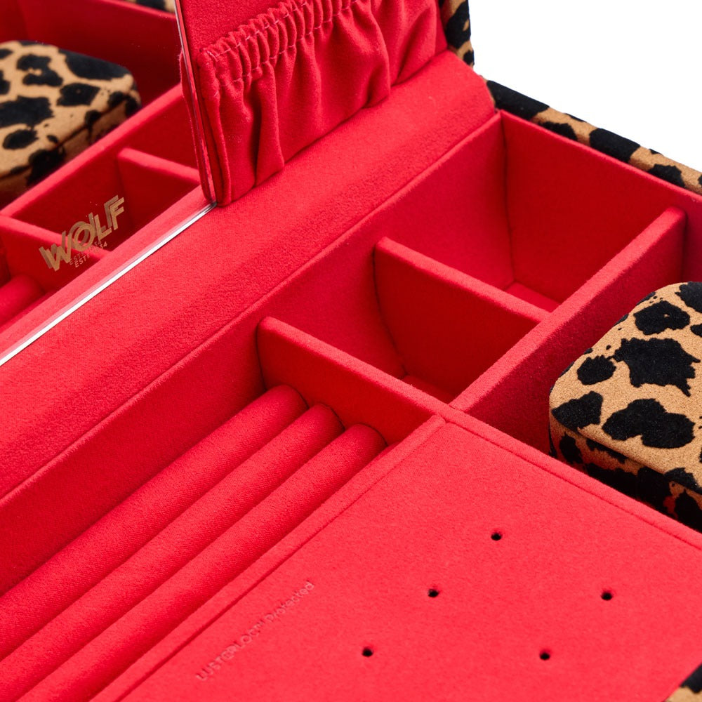 WOLF Savanna Leopard Print Medium Jewelry Box - view 3