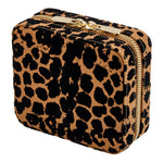 WOLF Savanna Leopard Print Jewelry Zip Case - view 3