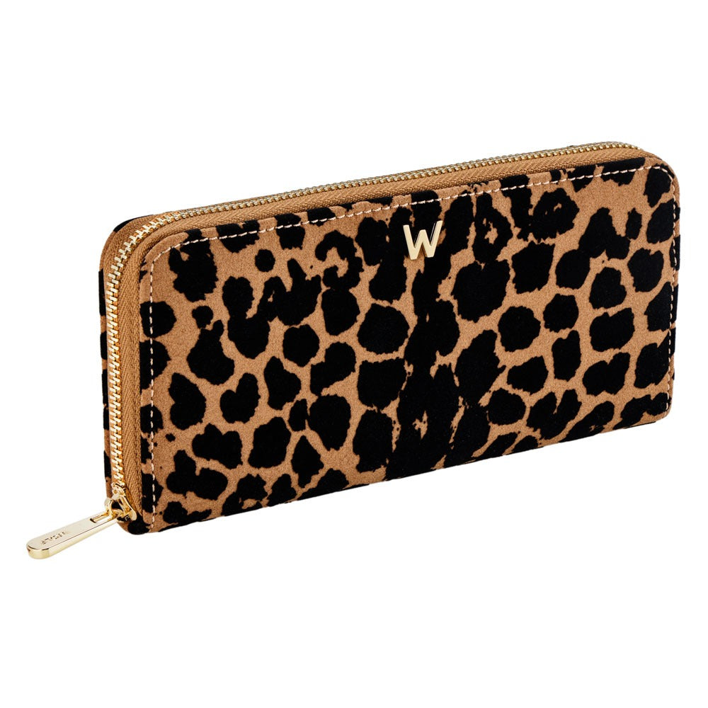 WOLF Savanna Leopard Print Long Zip Wallet - view 2