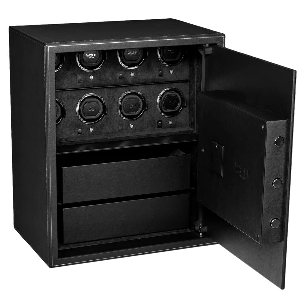 WOLF The Den 8 Piece Watch Winder Safe - view 3