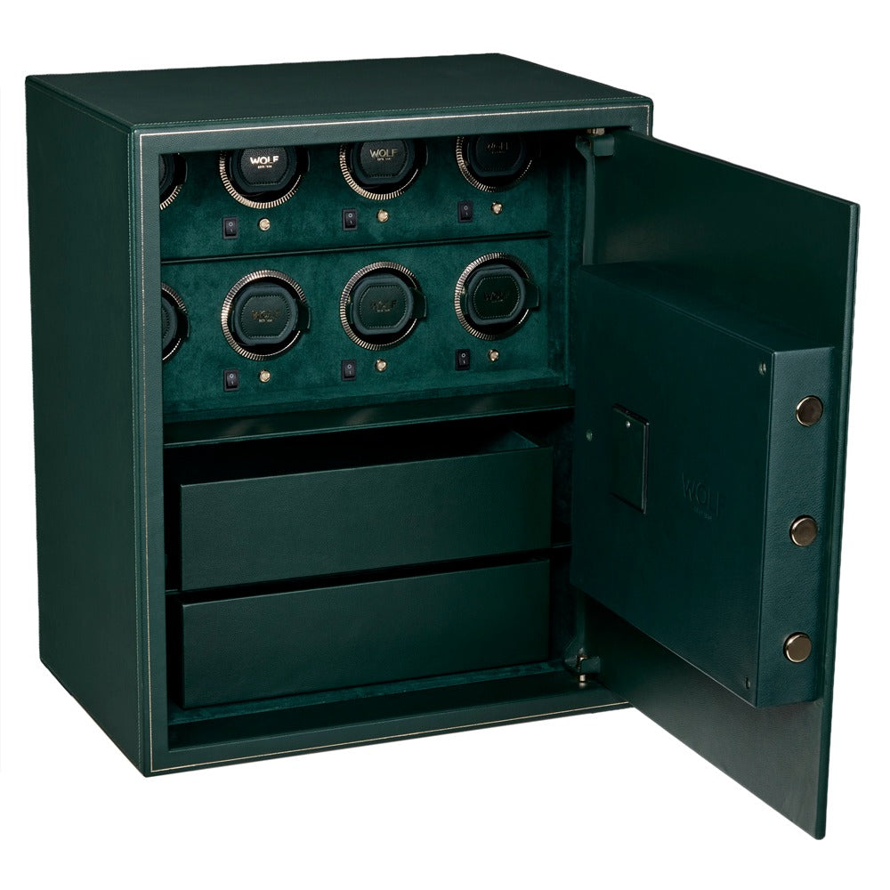 WOLF The Den 8 Piece Watch Winder Safe - view 7