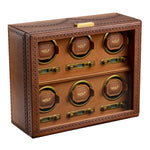 WOLF Brogue 6 Piece Watch Winder - view 2