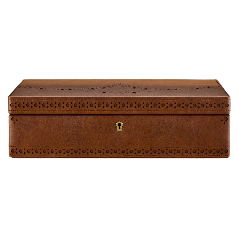 WOLF Brogue 10 Piece Watch Box