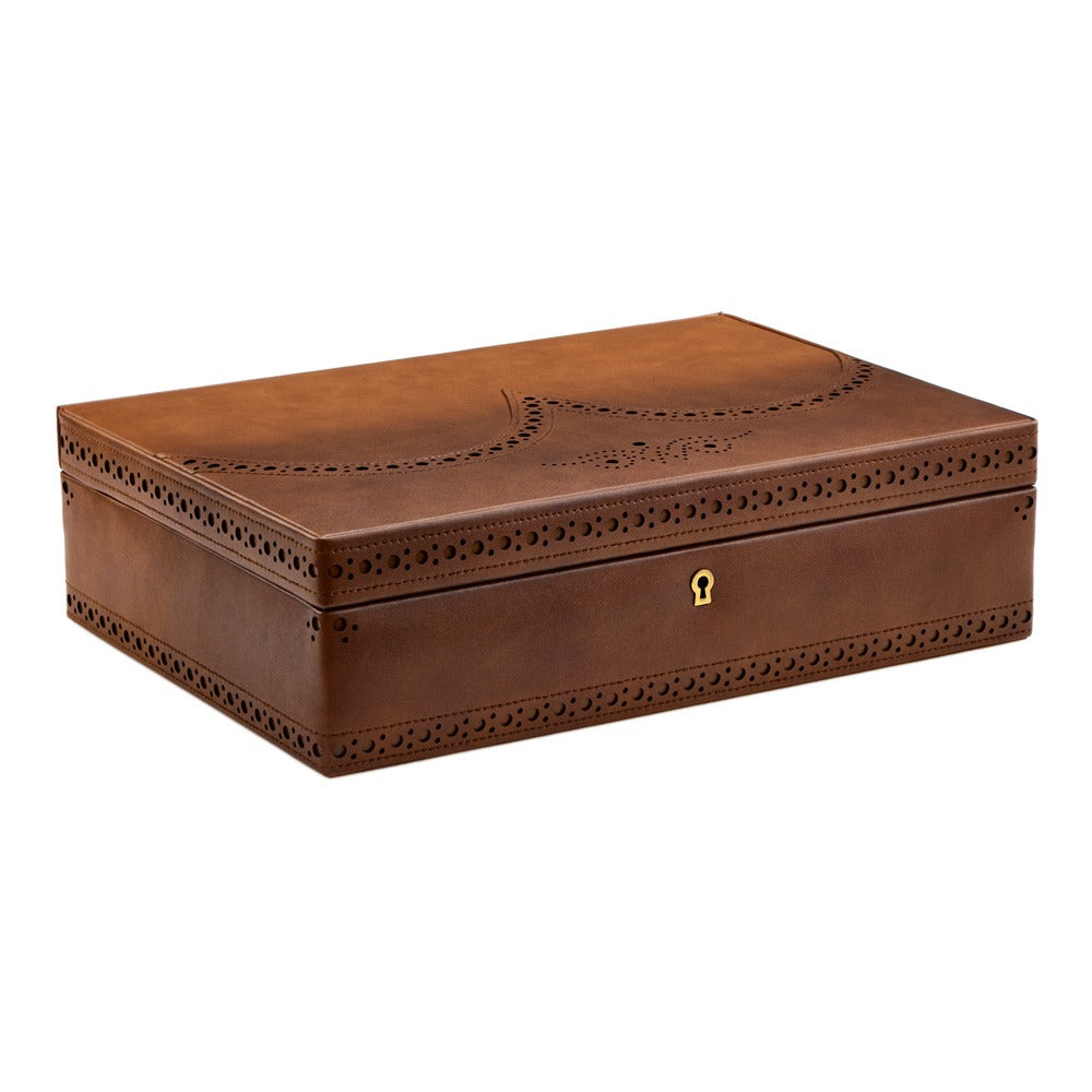 WOLF Brogue 10 Piece Watch Box - view 2