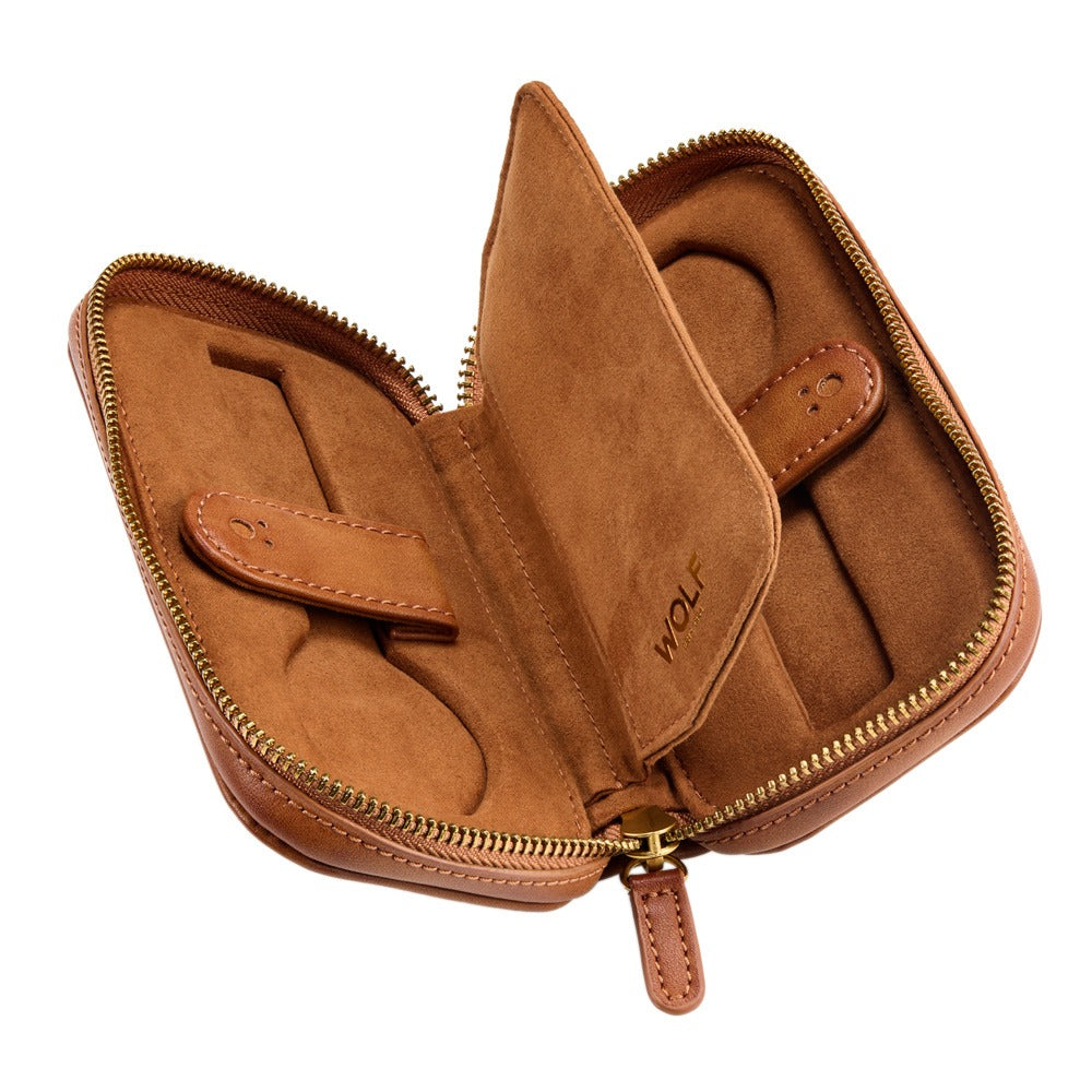 WOLF Brogue 2 Piece Watch Zip Case - view 3