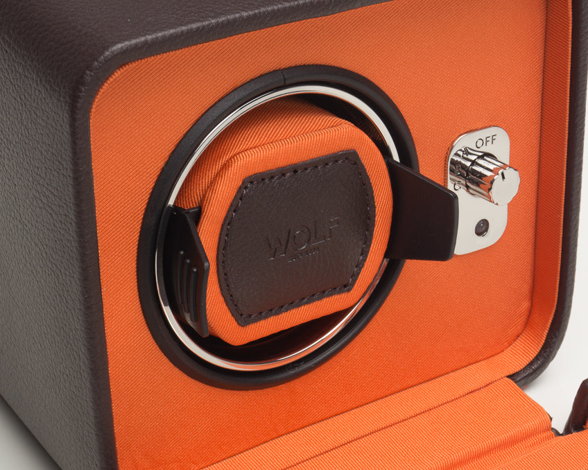 WOLF Windsor Single Watch Winder With Cover - view 8