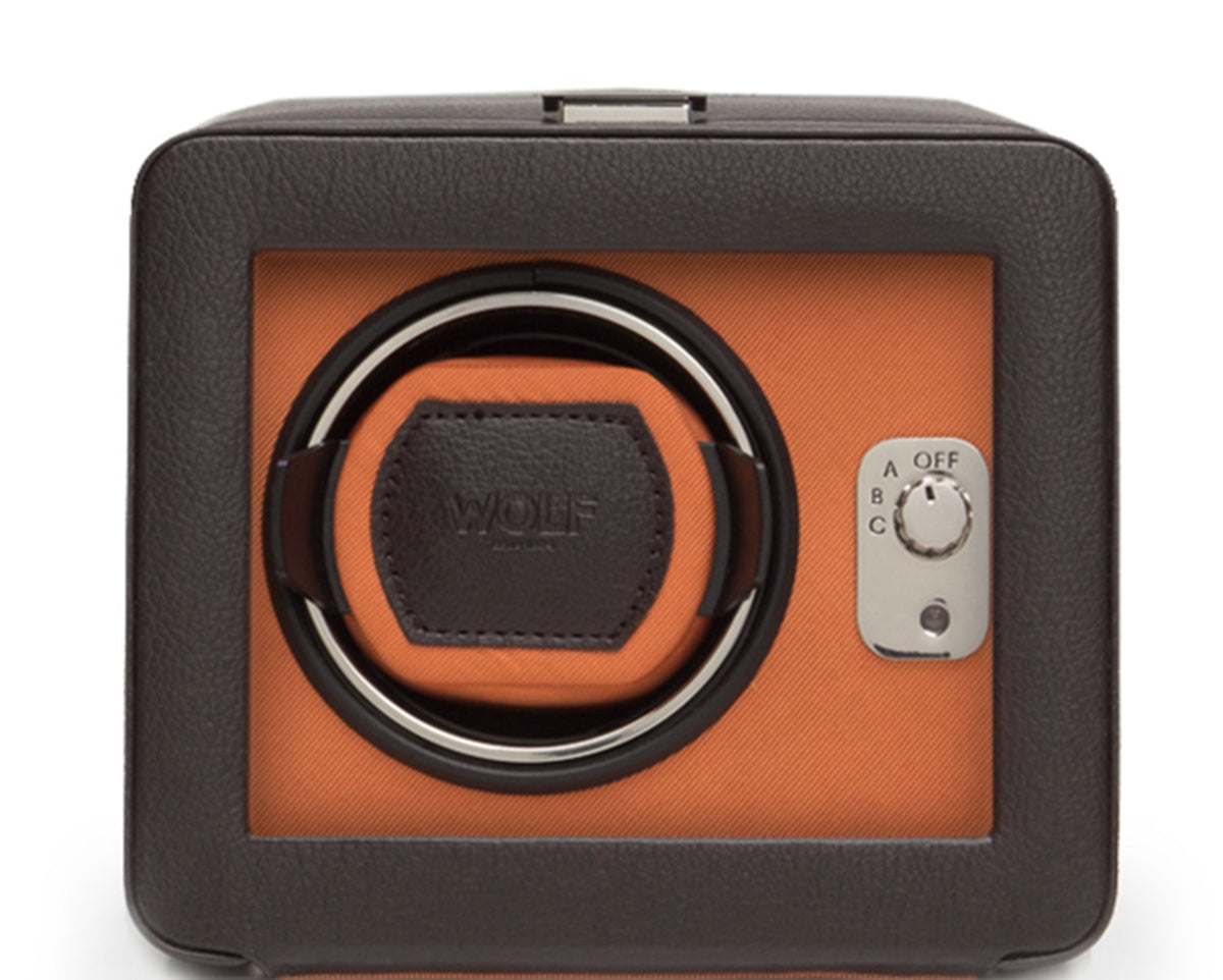 WOLF Windsor Single Watch Winder With Cover - view 5