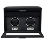 WOLF Heritage Oxford Double Watch Winder with Storage - view 3