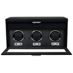 WOLF Heritage Oxford Triple Watch Winder with Storage - view 3